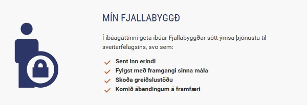 Mín Fjallabyggð - íbúagátt